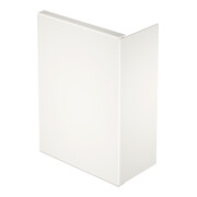 OBO Bettermann Vertr Endstück 80x210mm, PVC, rws WDK HE80210RW-1