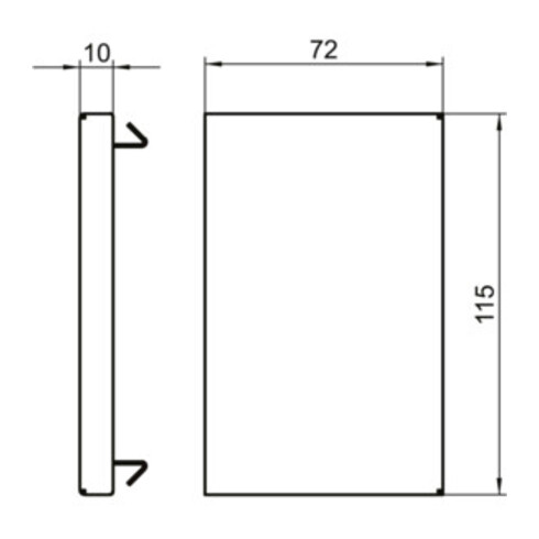 OBO Bettermann Vertr Endstück GS-E70110RW