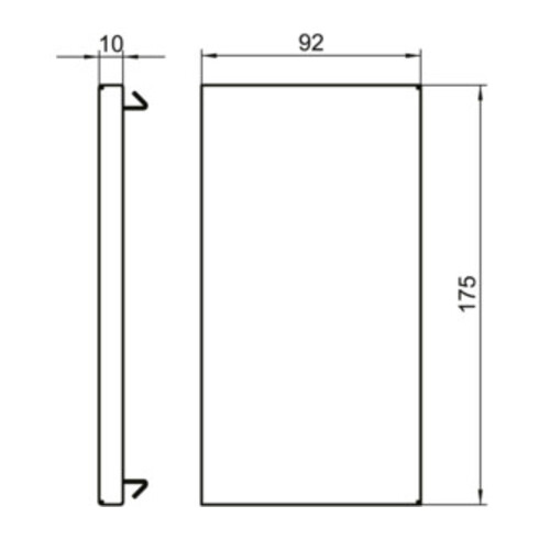 OBO Bettermann Vertr Endstück GS-E90170RW