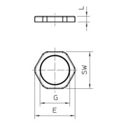 OBO Bettermann Vertr Gegenmutter Iso 116 PG21-4