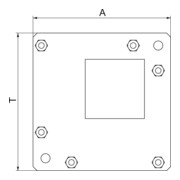 OBO Bettermann Vertr Gegenplatte Flachwinkel 100x250mm BSKM-GF 1025-3