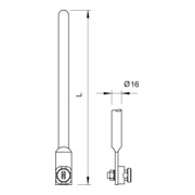 OBO Bettermann Vertr Gelenkverbinder FSK RAL7035 WRGV 110 LGR-3