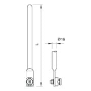 OBO Bettermann Vertr Gelenkverbinder FSK RAL7035 WRGV 110 LGR-4