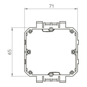 OBO Bettermann Vertr Gerätedose f. Tragring 2390/8T-4