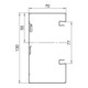 OBO Bettermann Vertr Geräteeinbaukanal o. OT 70x130x2000, St GS-A70130RW
