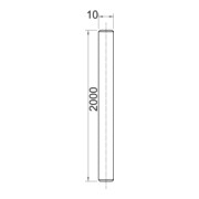 OBO Bettermann Vertr Gewindestange galv.vz TR M10 2M G-3