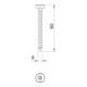OBO Bettermann Vertr Golden-Sprint-Schraube Panhead, Antrieb 4758 6.0x60