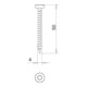 OBO Bettermann Vertr Golden-Sprintschraube 4758T 4.0x50
