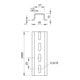 OBO Bettermann Vertr Hutschiene gelocht 2069 15 1.5 GTPL