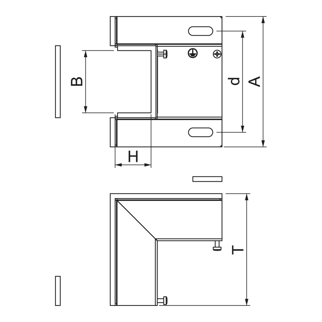 OBO Bettermann Vertr Inneneck 40x70 BSKM-IE 0407