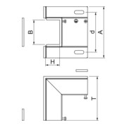 OBO Bettermann Vertr Inneneck BSKM-IE 0711RW-4