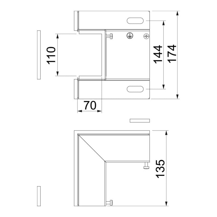 OBO Bettermann Vertr Inneneck BSKM-IE 0711RW