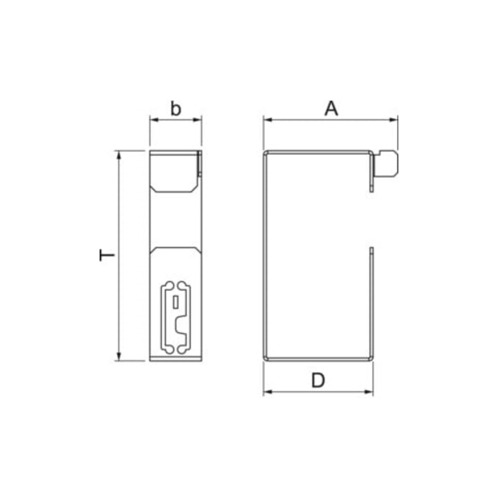 OBO Bettermann Vertr Installationsbügel 100x250mm BSKM-BW 1025