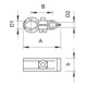 OBO Bettermann Vertr ISO-Spanndrahtschelle grau 4024 16-23