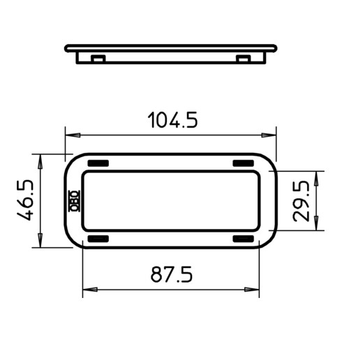OBO Bettermann Vertr Kabelschutzring f.IKS Seitenlochung KSR-DR 920 PE