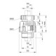 OBO Bettermann Vertr Konus-Kbl.Verschraubung Iso,lgr 106 M16 PS-3