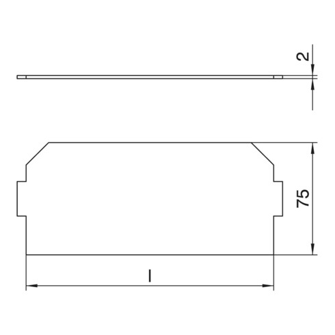 OBO Bettermann Vertr Leerplatzabdeckung LPA GB3