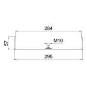 OBO Bettermann Vertr Mittenabhängung f.Kabelrinne,B300mm MAH 60 300 FS-5