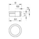 OBO Bettermann Vertr Ms-Reduktion M20-M16 vernickelt 167 R MS M20-16