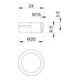 OBO Bettermann Vertr Ms-Reduktion M20-M16 vernickelt 167 R MS M20-16