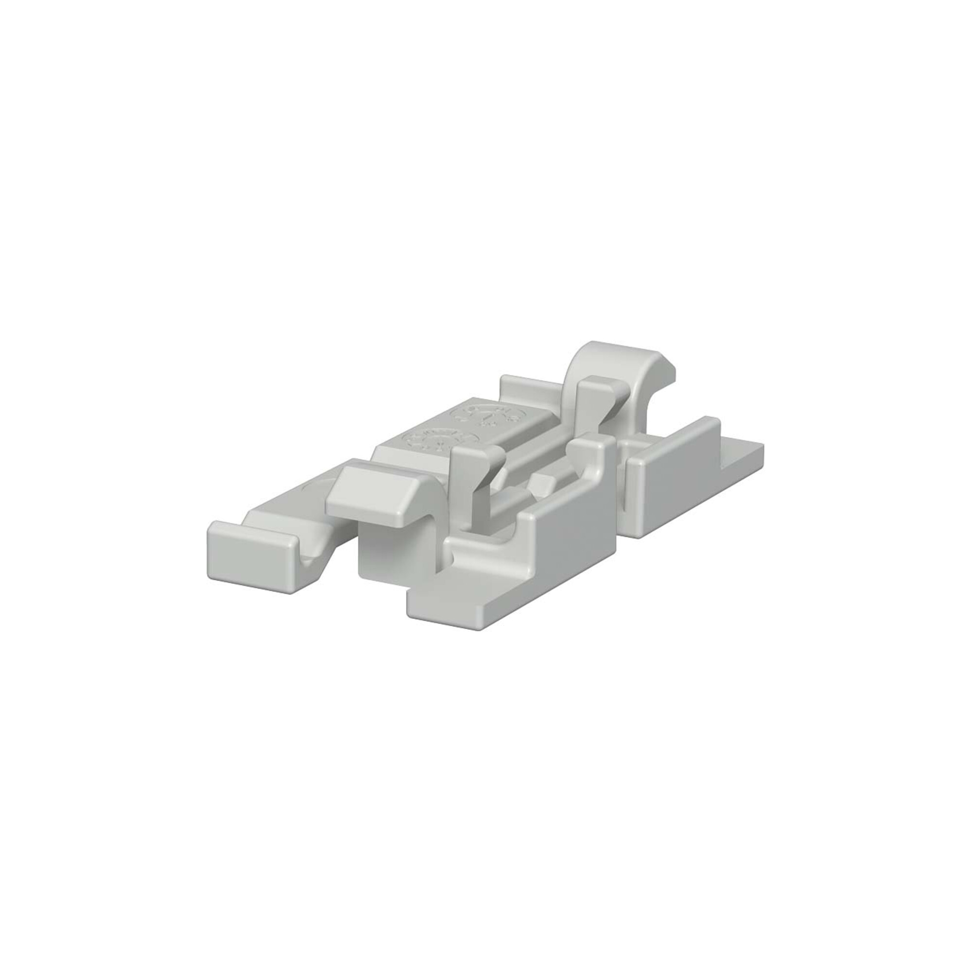 OBO Bettermann Vertr Oberteilklammer PVC,grau 2370 60