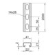 OBO Bettermann Vertr Profilschiene gelocht,Schlw. 22mm MS4121P2000FS