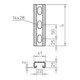 OBO Bettermann Vertr Profilschiene gelocht,Schlw. 22mm MS4121P2000FT