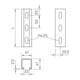 OBO Bettermann Vertr Profilschiene Schlitz 22mm MS4141PP0300FTK