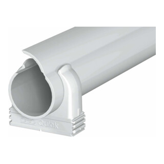 OBO Bettermann Vertr Quick-Pipe-Set 30m +96 Schellen 2954 M25 LGR