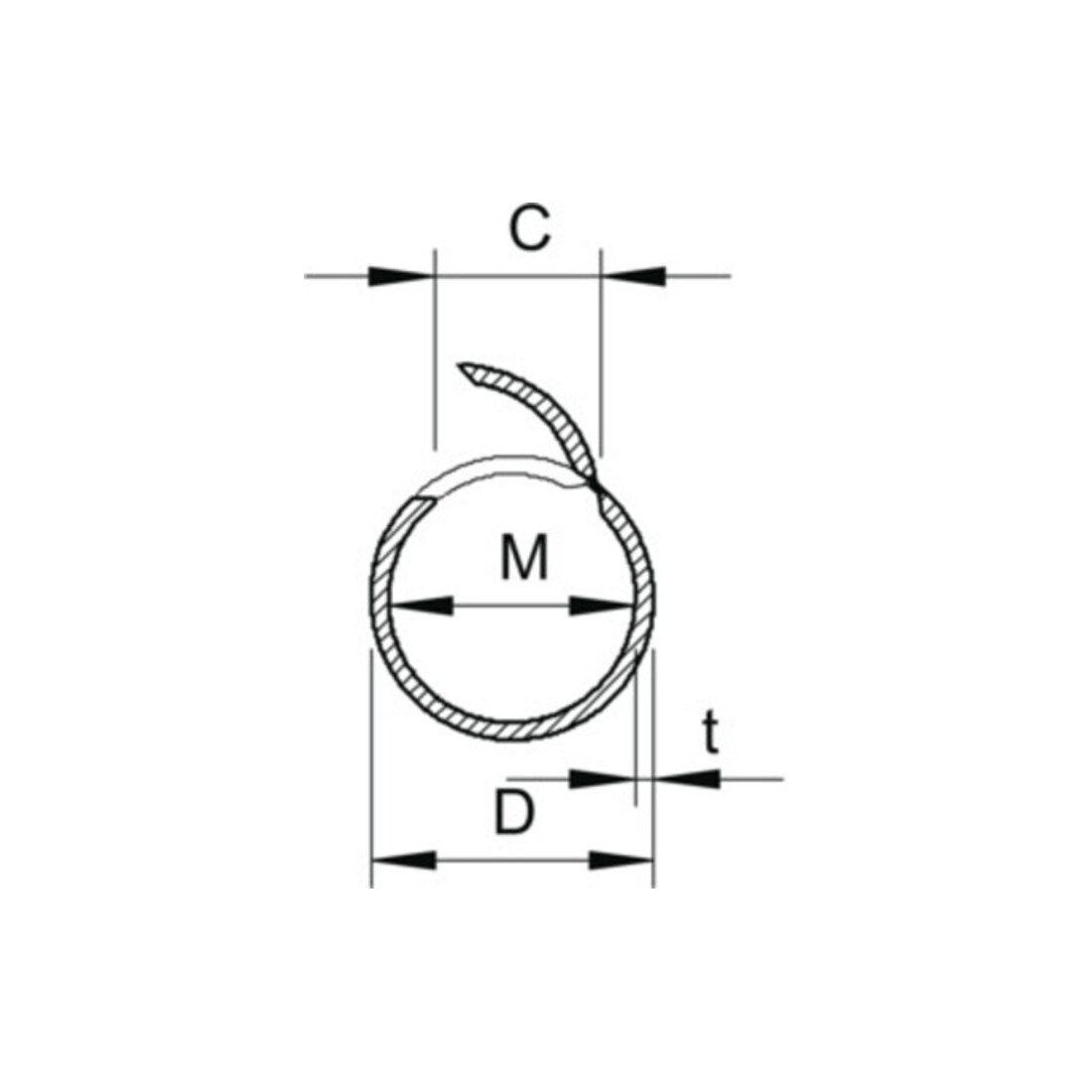 OBO Bettermann Vertr Quick-Pipe-Set 30m +96 Schellen 2954 M25 LGR