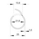 OBO Bettermann Vertr Quick-Pipe-Set 30m +96 Schellen 2954 M25 LGR