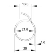 OBO Bettermann Vertr Quick-Pipe-Set 30m +96 Schellen 2954 M25 LGR-4