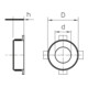 OBO Bettermann Vertr Rohrmanschette 50x26mm gr TCX-032