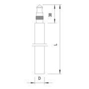 OBO Bettermann Vertr Staberder VA, 1.4401 219 20 BP V4A/1,5m-4
