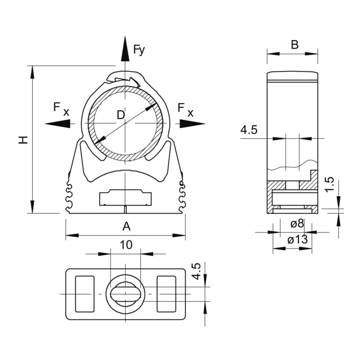 OBO Bettermann Vertr StarQuick D.39,3-44,5mm SQ-40 LGR