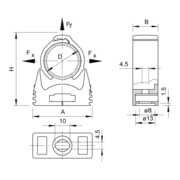 OBO Bettermann Vertr StarQuick D.58,5-65,0mm SQ-59 LGR-3