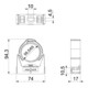 OBO Bettermann Vertr StarQuick D.58,5-65,0mm SQ-59 LGR