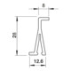 OBO Bettermann Vertr Trennwand PVC,grau 2371 40