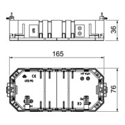 OBO Bettermann Vertr Universalträger für Modul45-Einbau UT3-3
