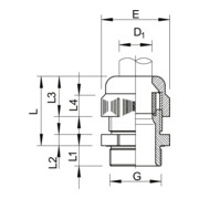 OBO Bettermann Vertr Verschraubung VTEC EX M20 SW-3