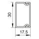OBO Bettermann Vertr Wand+Deckenkanal 15x30mm,PVC WDK15030CW