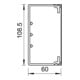 OBO Bettermann Vertr Wand+Deckenkanal 60x110mm WDKH-60110RW