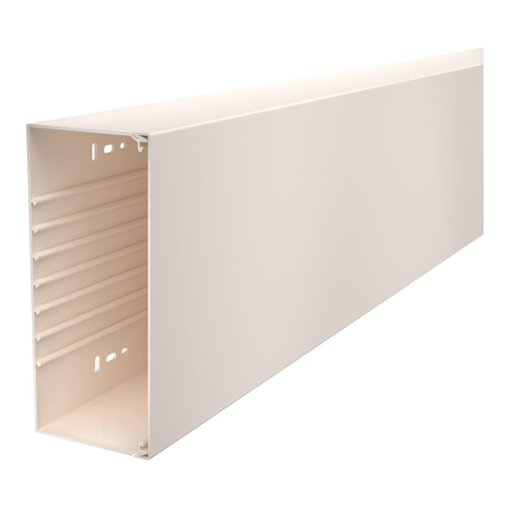 OBO Bettermann Vertr Wand+Deckenkanal m.Obert. 100x230mm,PVC WDK100230CW