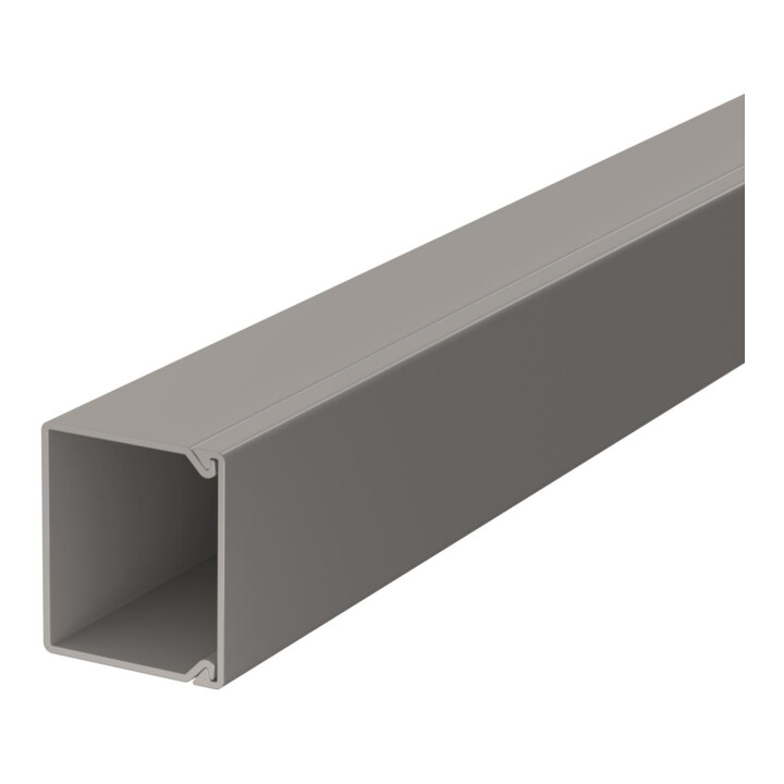 OBO Bettermann Vertr Wand+Deckenkanal m.Obert. 30x30mm,PVC WDK30030GR