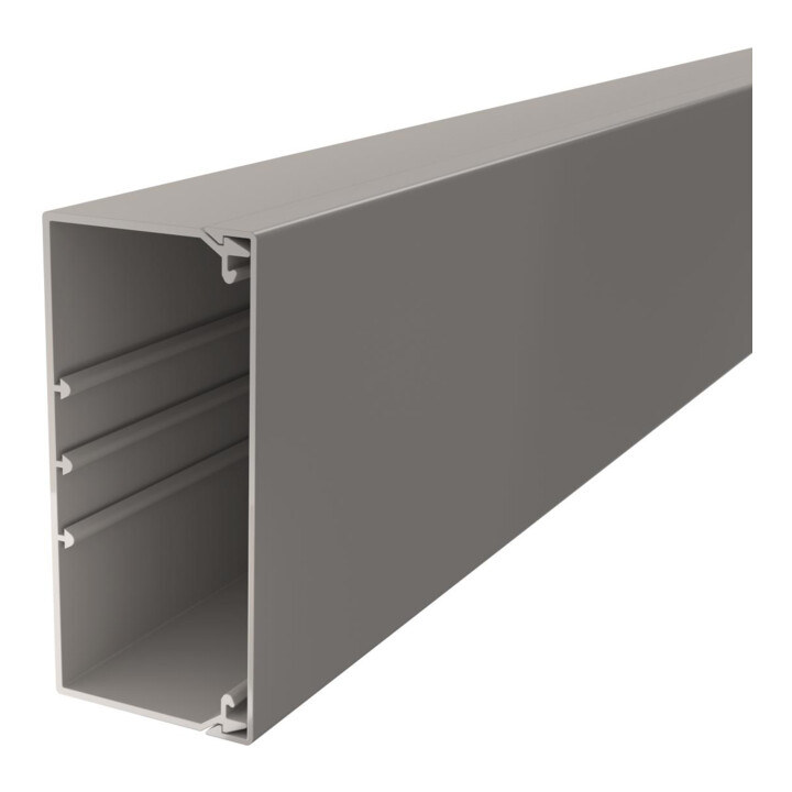 OBO Bettermann Vertr Wand+Deckenkanal m.Obert. 60x130mm,PVC WDK60130GR
