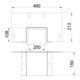 OBO Bettermann Vertr Wandanschluss I120 100x250mm BSKM-WA 1025
