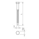 OBO Bettermann Vis à bois hexagonale HHWS 6x60 G