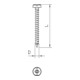OBO Bettermann Vis Golden-Sprint 4758 4,5x45