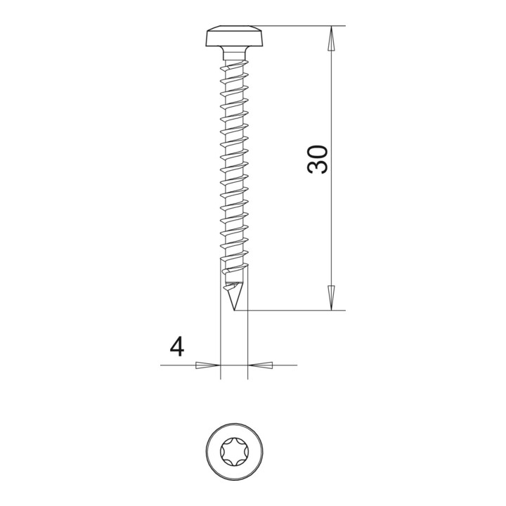 OBO Bettermann Vis Golden-Sprint 4758T 4,0x30
