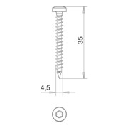 OBO Bettermann Vis Golden-Sprint 4758T 4,5x35-3